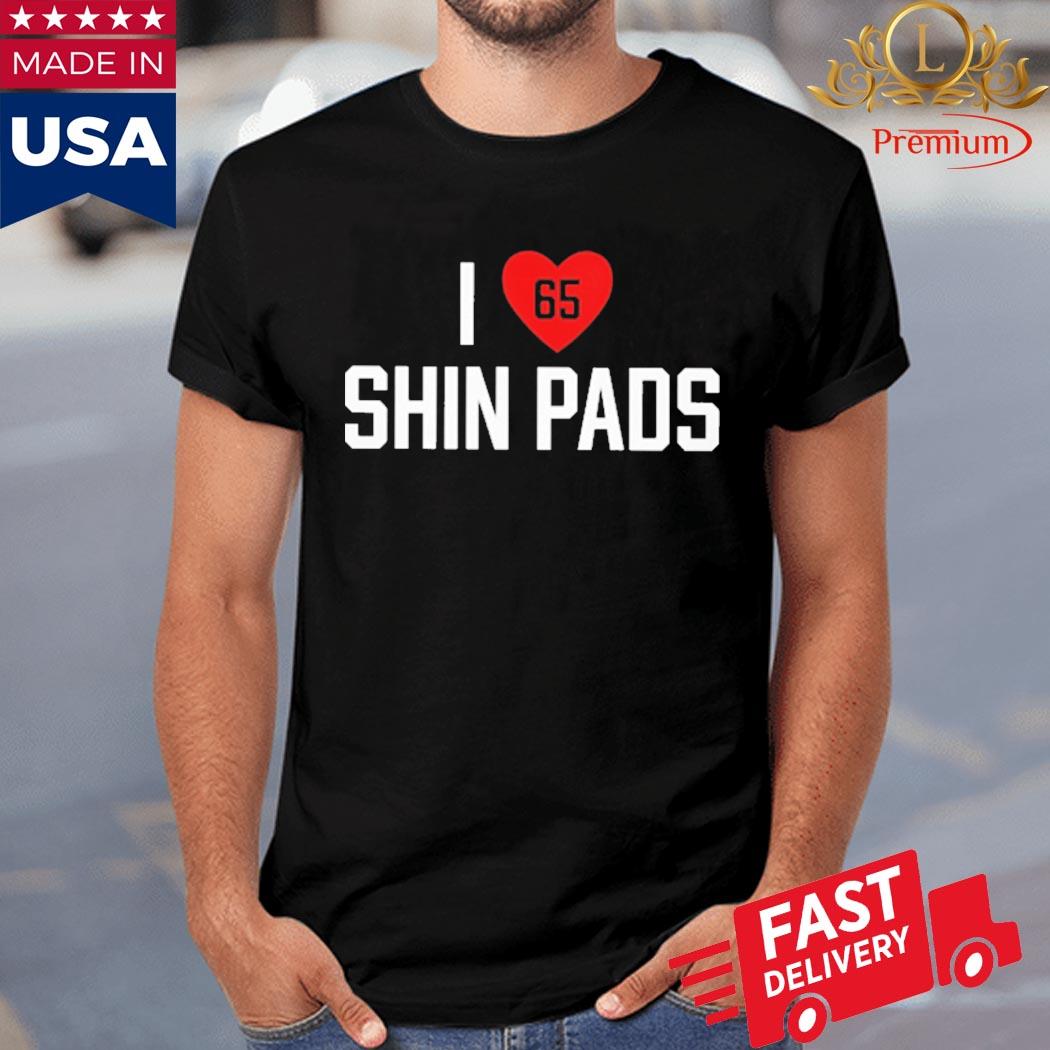 I Love 65 Shin Pads Shirt