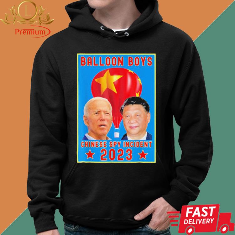 Chinese Surveillance Balloon Boys Joe Biden vs Xi Jinping Shirt Hoodie