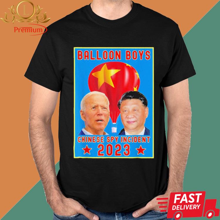 Chinese Surveillance Balloon Boys Joe Biden vs Xi Jinping Shirt