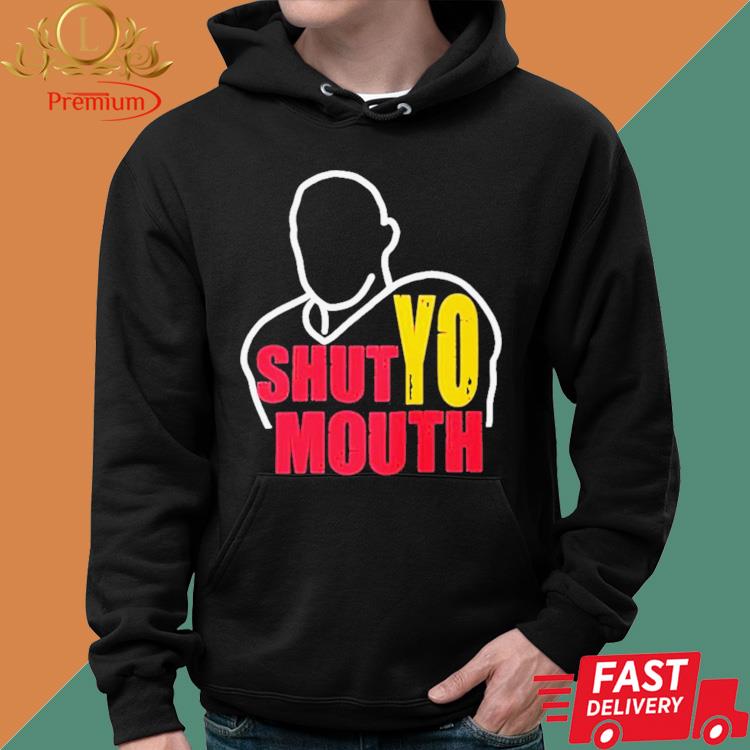 Official Awesome travis Kelce Shut Yo Mouth 2023 Shirt Hoodie